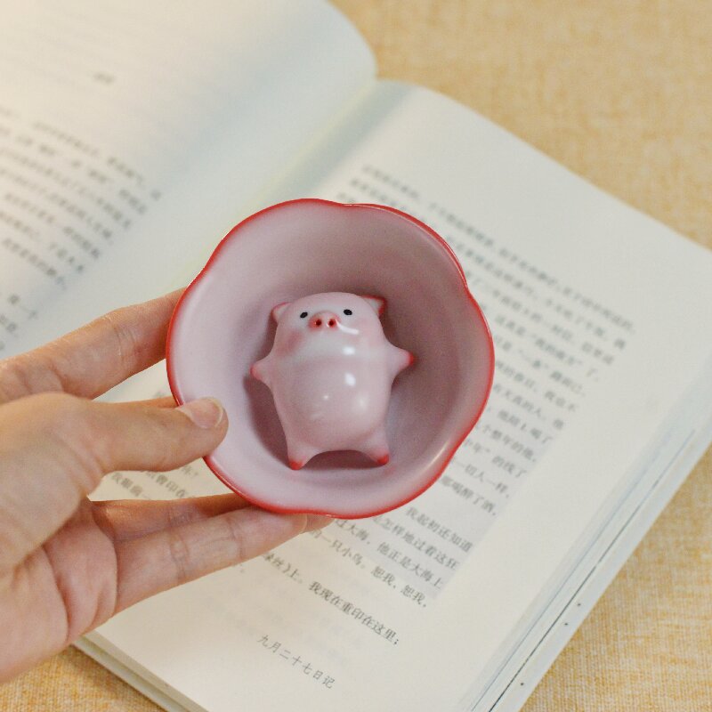 Cartoon ceramic teacup