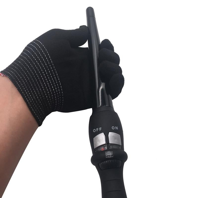 Conical curling iron wand 