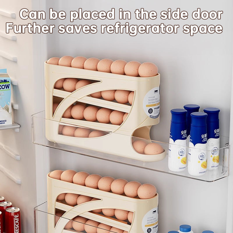 Slide-Roll Egg Box