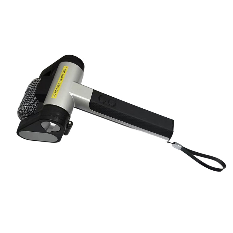 Rechargeable electric roller grill brush