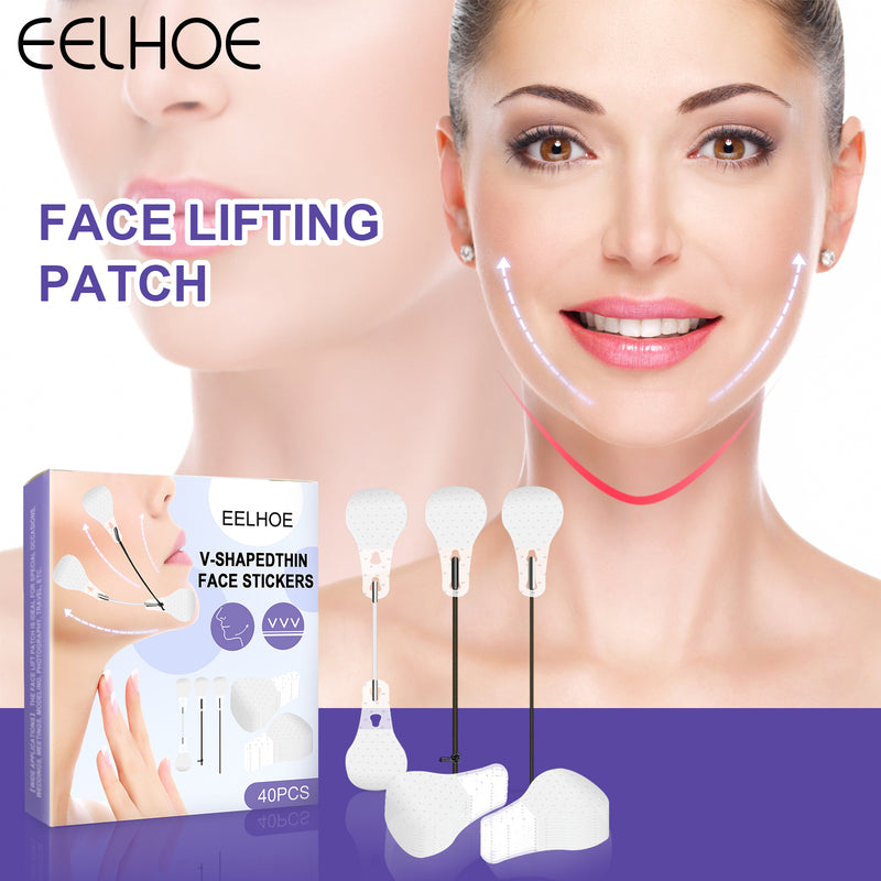 V-Shaped Thin Face Stickers