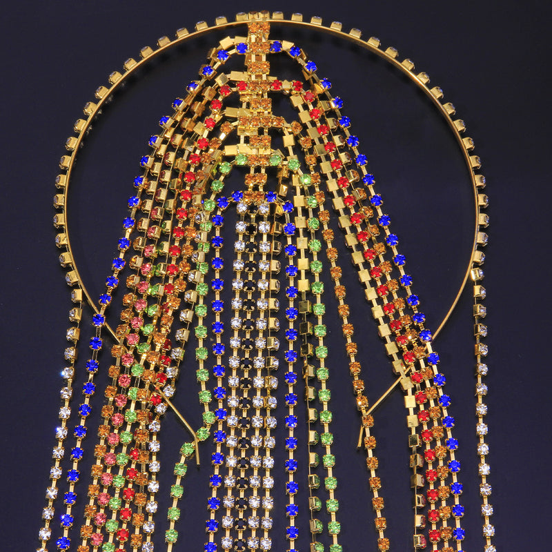Women's rhinestone tassel