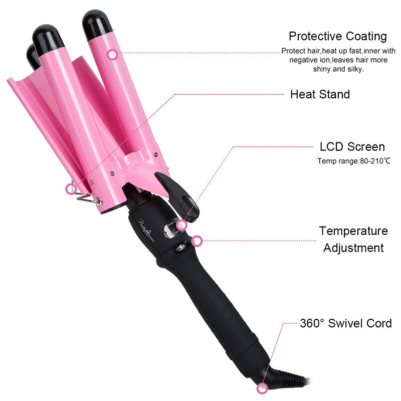 New Arrival Hair Curling Iron LED Ceramic