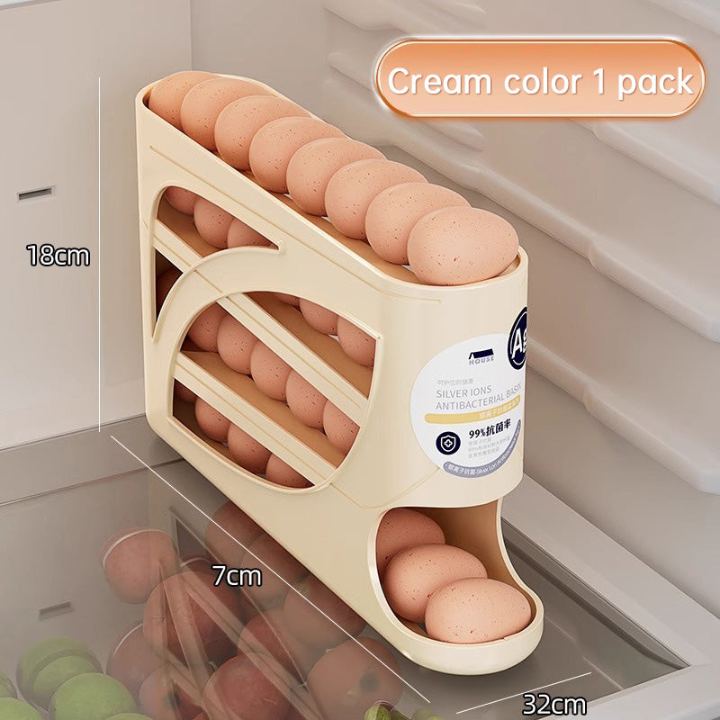 Slide-Roll Egg Box