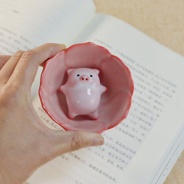 Cartoon ceramic teacup