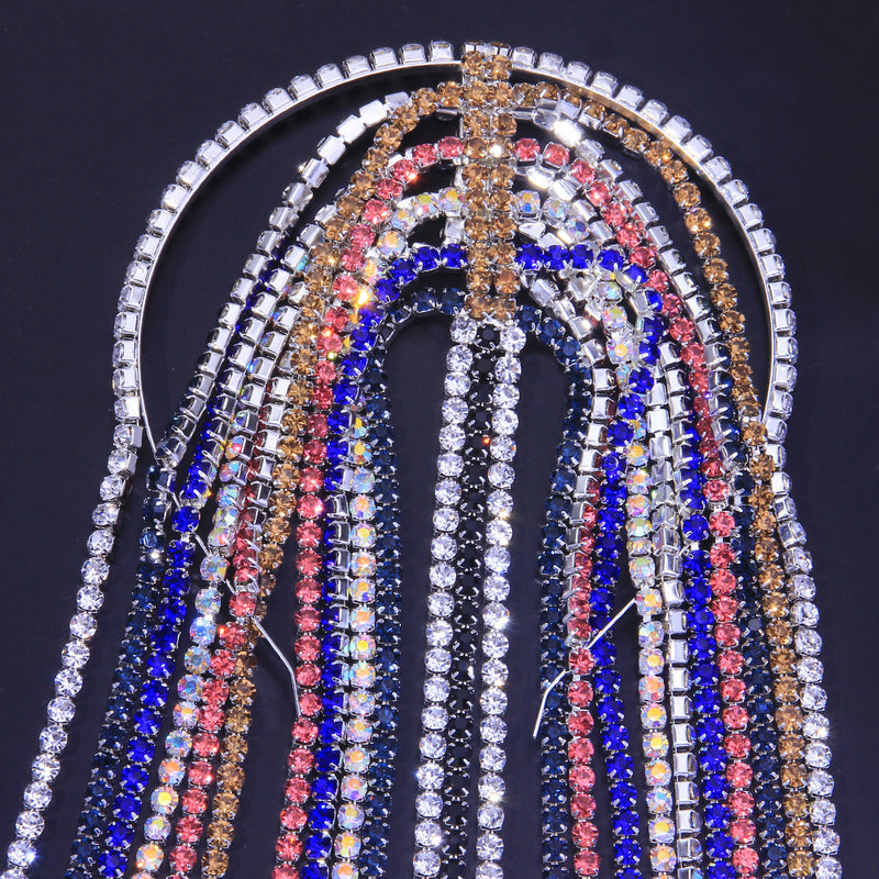 Women's rhinestone tassel