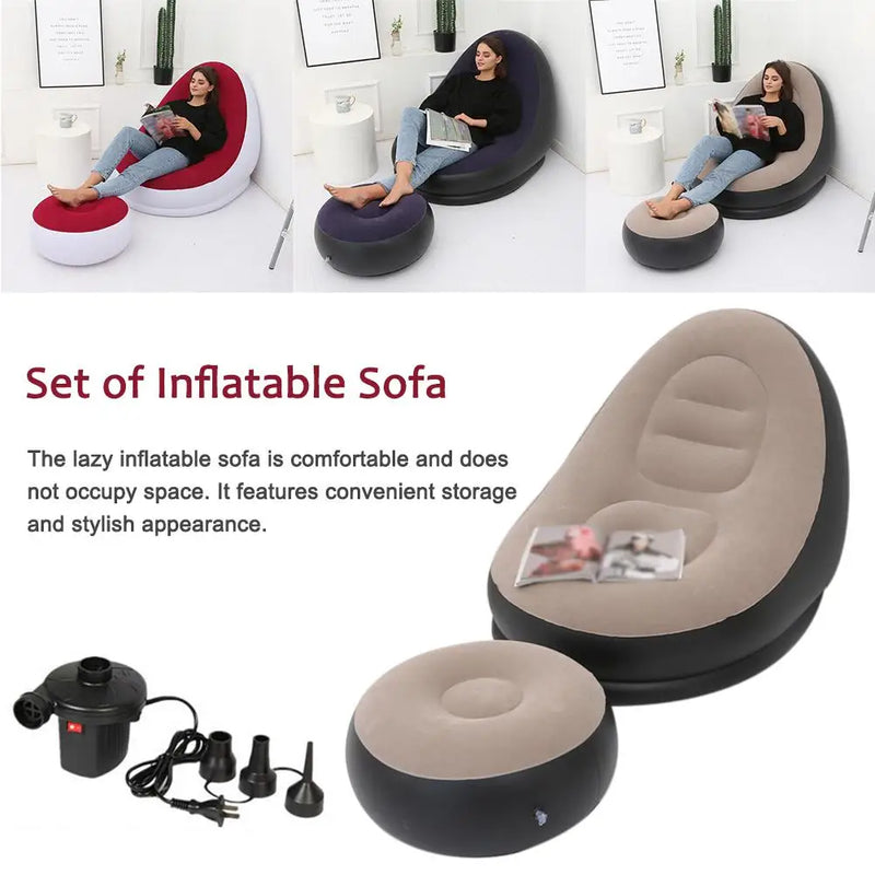 Inflatable Air Mattress Lazy Sofa
