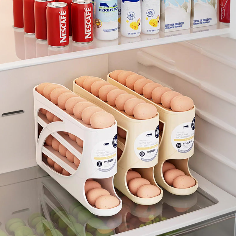 Slide-Roll Egg Box