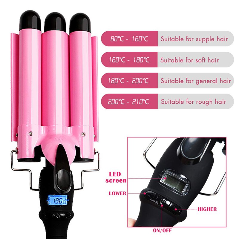 New Arrival Hair Curling Iron LED Ceramic