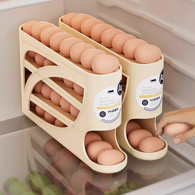 Slide-Roll Egg Box