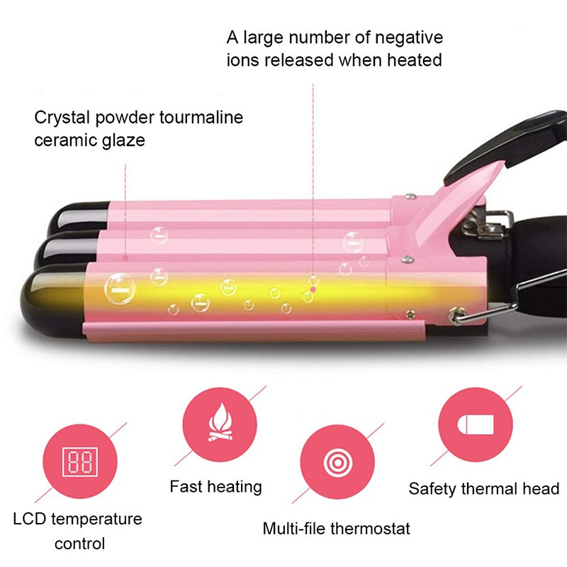 New Arrival Hair Curling Iron LED Ceramic