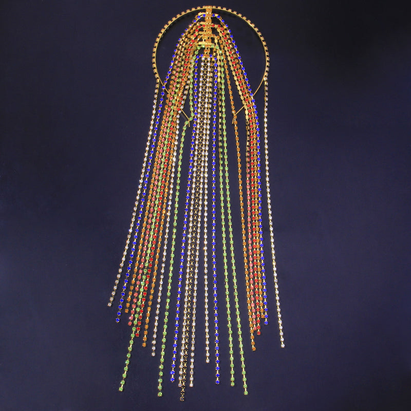 Women's rhinestone tassel