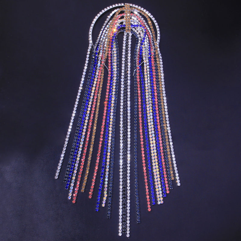 Women's rhinestone tassel